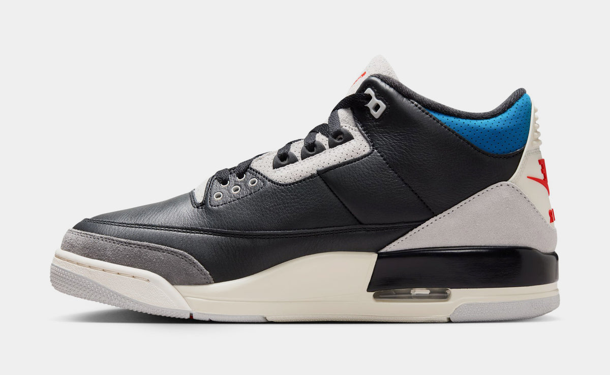 Jordan Air Jordan 3 Retro OG Rare Air Mens Lifestyle Shoes Black