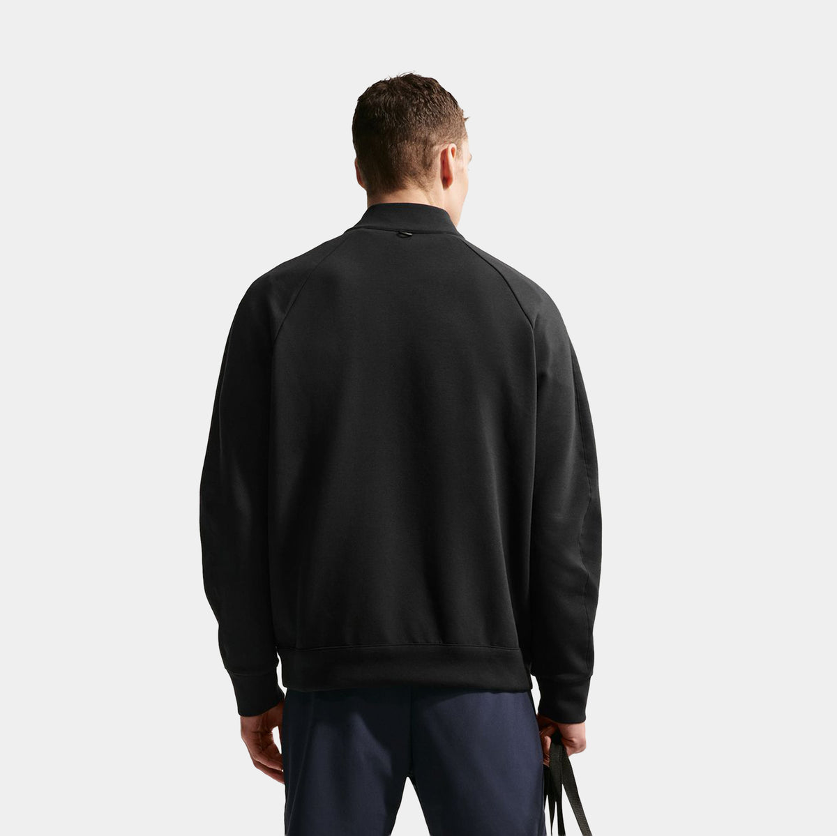 Nike 24.7 ImpossiblySoft Dri Fit Half Zip Up Mens Jacket Black