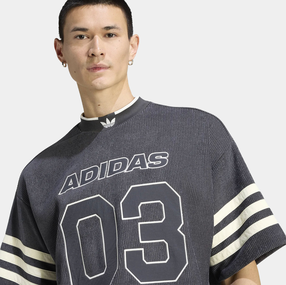adidas Originals Knit Football Mens Jersey Utility Black KU9192