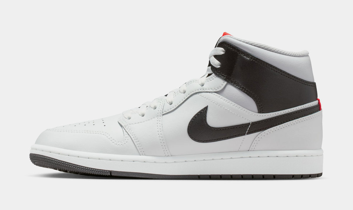 Jordan Air Jordan 1 Mid Mens Lifestyle Shoes Summit White Black