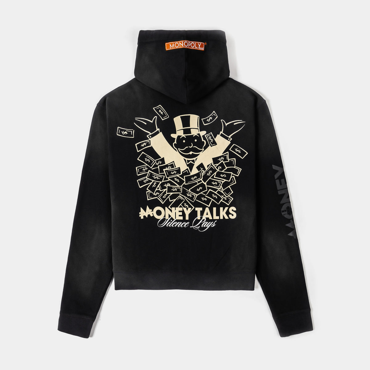 Shoe Palace SP x Monopoly Money Talks Washed Full Zip Mens Hoodie
