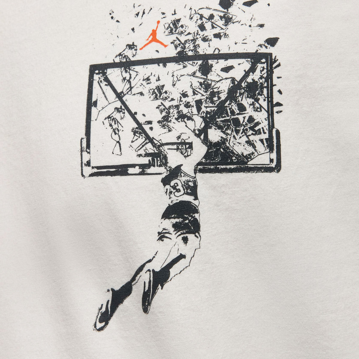 Jordan Brooklyn Oversized Graphic Mens Short Sleeve Shirt