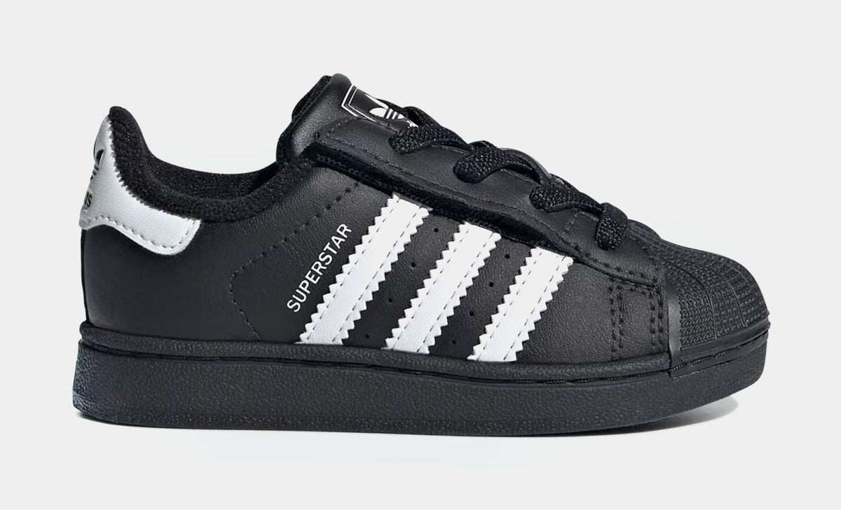 adidas Originals Superstar II Black/White Toddler Kids' Shoes, Size: 5