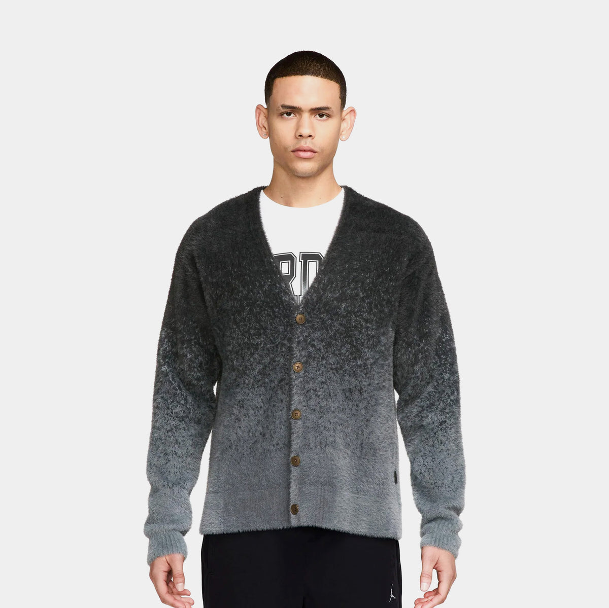 Jordan Air JDN Cardigan Mens Sweater Grey FV7426-070 – Shoe Palace