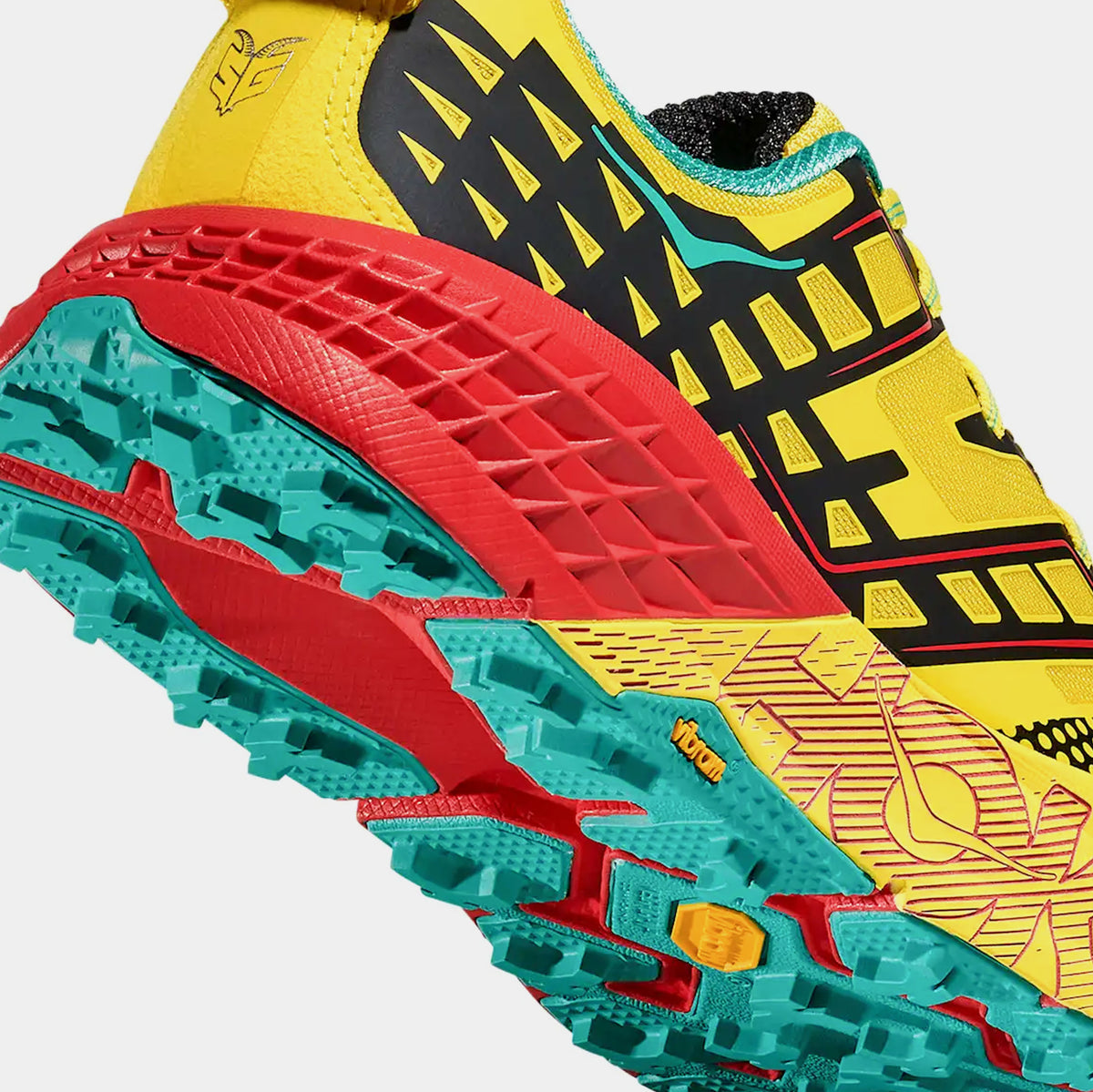 Hoka Speedgoat 2 Mens Running Shoes Sour Lemon Black 1162710-SRLM