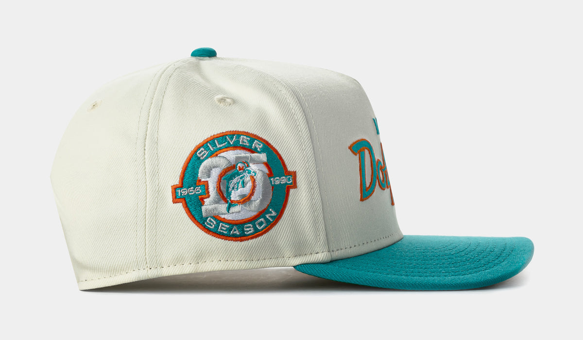 New Era Shoe Palace Exclusive Miami Dolphins Script 950AF Snapback