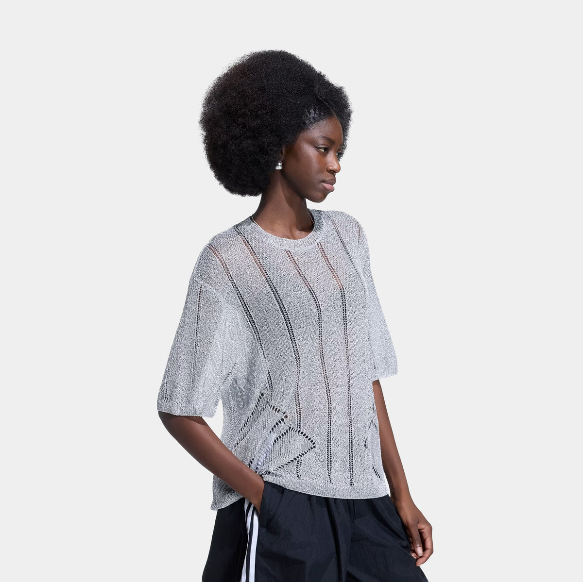 adidas Adilenium Season 5 Silver Knitted Womens Jersey Antique