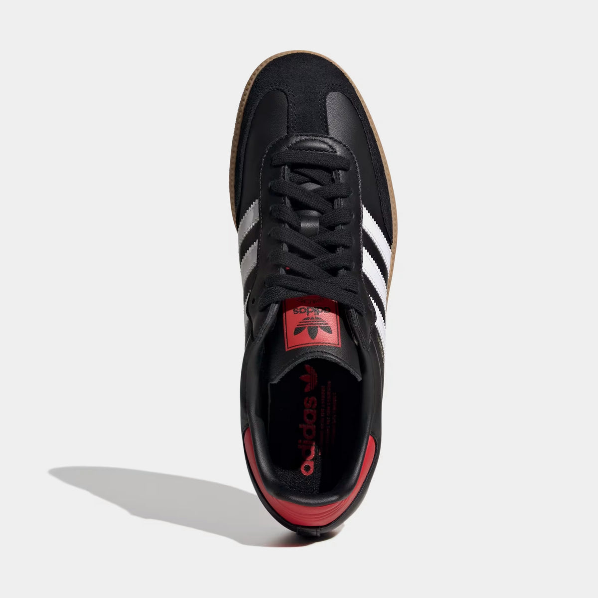 adidas gazelle silver green womens adidas Samba Indoor Shoes, White/Black/Red / 6 main image 1