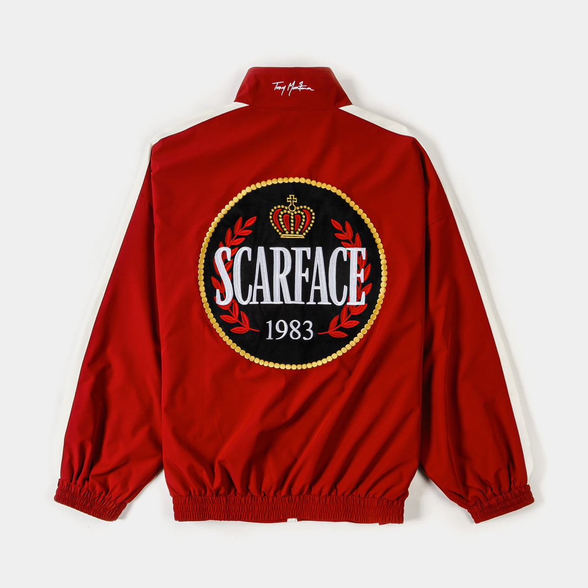 Shoe Palace SP x Scarface Crest Track Mens Jacket Red White