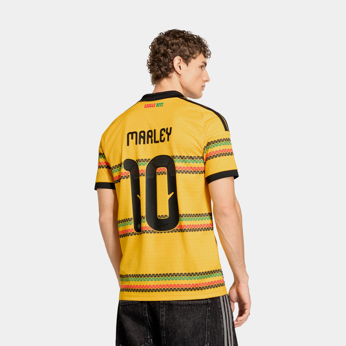 adidas Jamaica 26 x Bob Marley Home Marley 10 Mens Jersey Bold