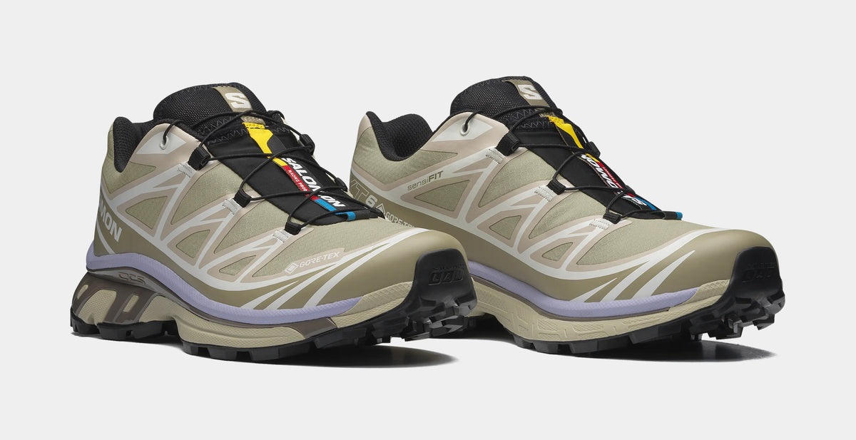 Salomon XT 6 GORE-TEX Mens Running Shoes Eucalyptus Silver Sage 