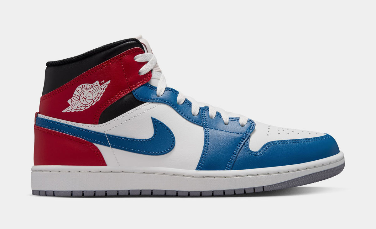 Jordan Air Jordan 1 Mid Team USA Mens Lifestyle Shoes True Blue