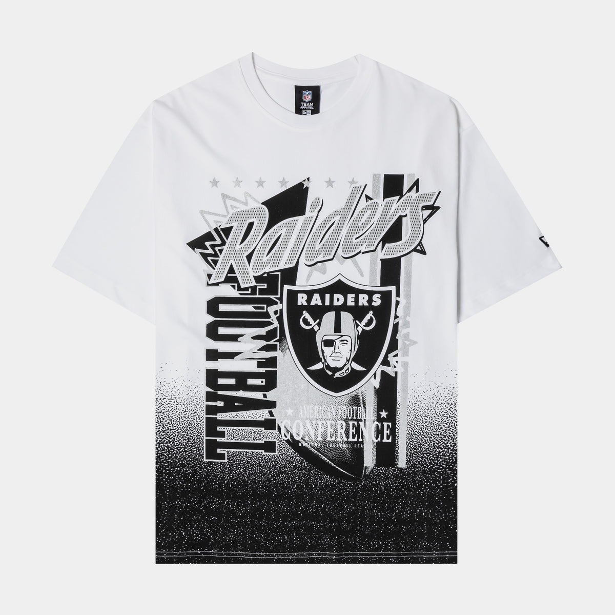 NFL Las Vegas Raiders Tシャツ New Era NFL Las Vegas Raiders Gradient Mens Short Sleeve Shirt