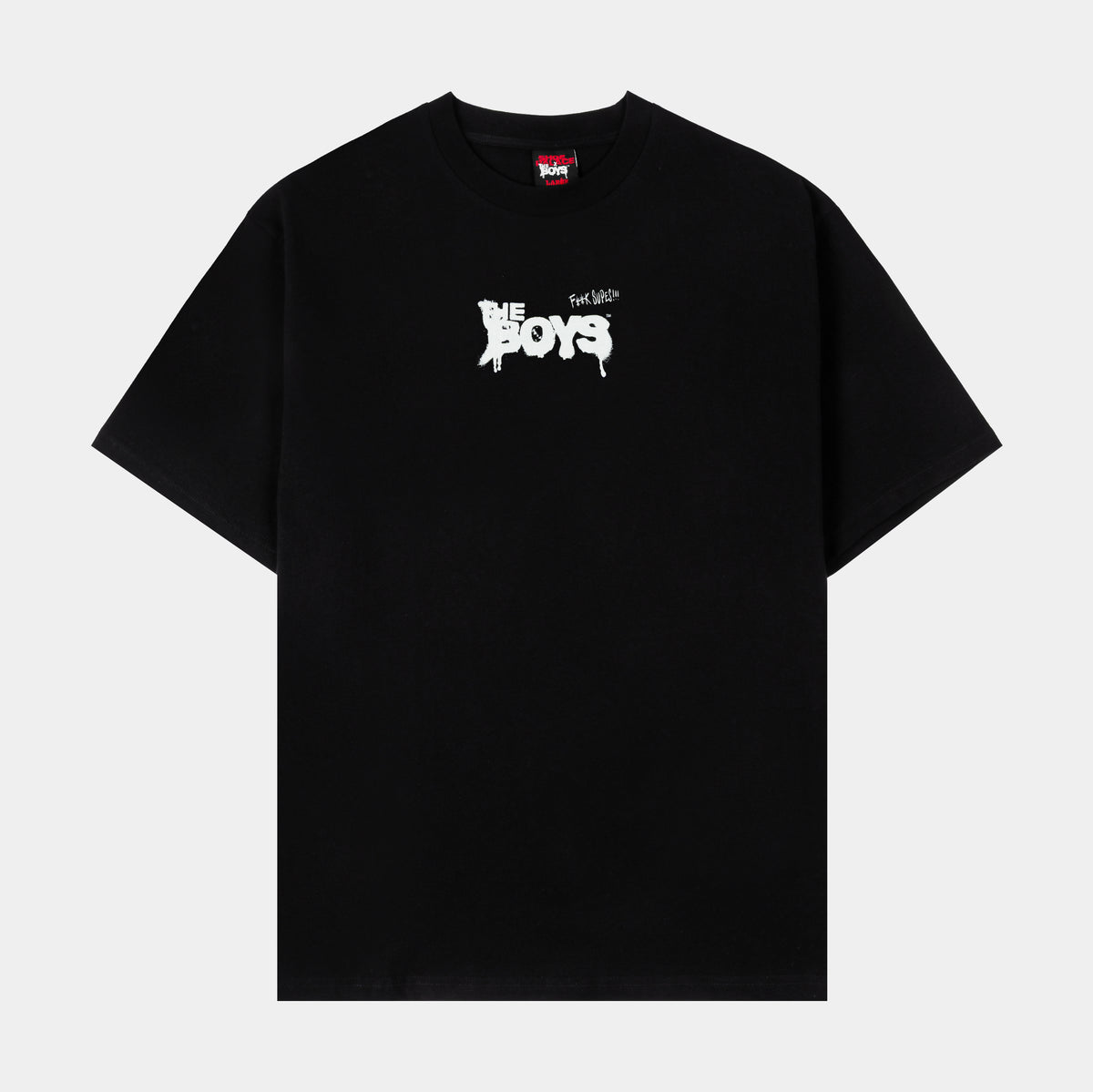 Shoe Palace SP x The Boys Supes Mens Short Sleeve Shirt Black Red