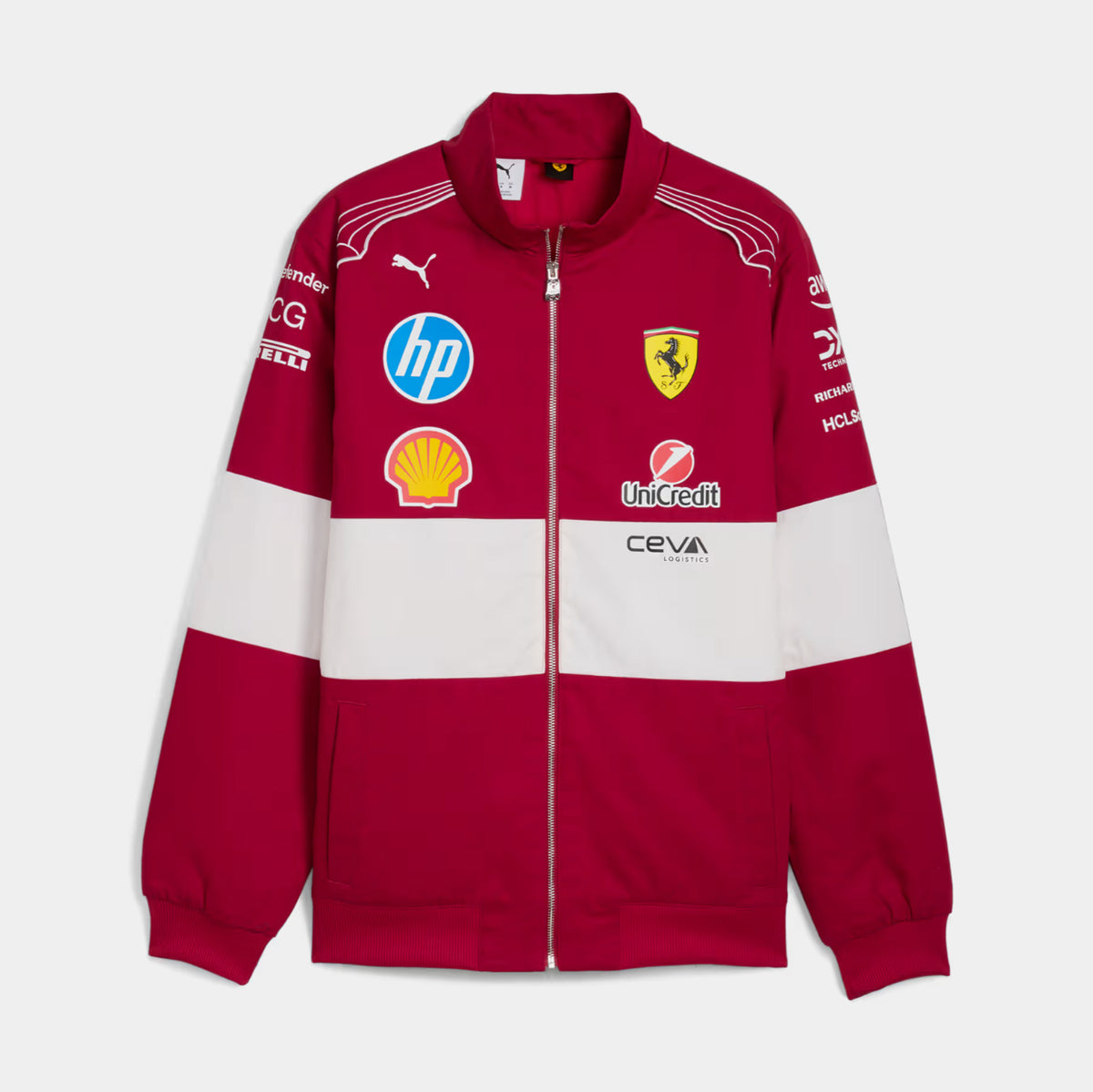 PUMA Scuderia Ferrari Racing Mens Jacket Dark Cherry 763954 01