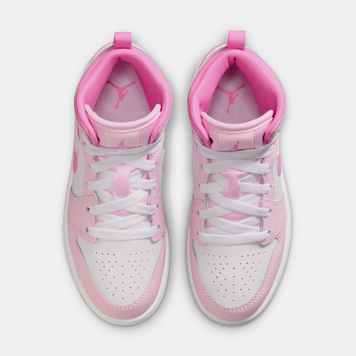 Jordan Air Jordan 1 Mid Preschool Shoes Pink Foam China Rose White
