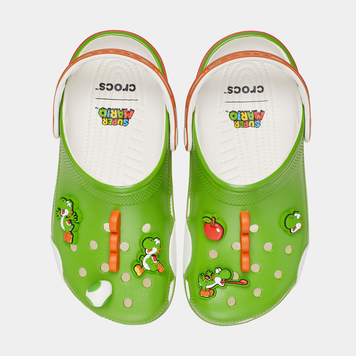 Crocs Yoshi Classic Clog Mens Sandals Green Red Free Shipping