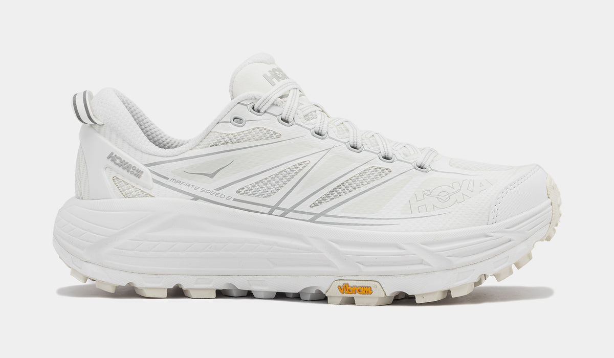 HOKA Mafate Speed 2 White/Fresh Cut Grass Men\'s Size 13 Trail Running Shoes New Hoka One One MAFATE SPEED 2 | 1126851-WTFR | AFEW STORE main image 2
