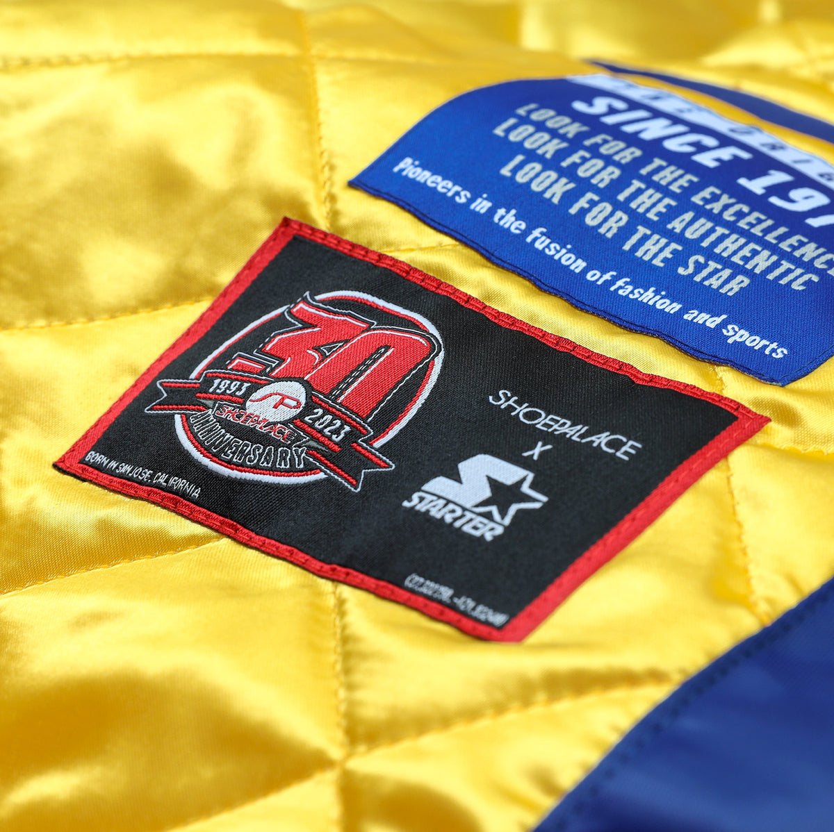 Starter Shoe Palace Exclusive Golden State Warriors Mens Jacket Black  LS13B448-GSW-BLK
