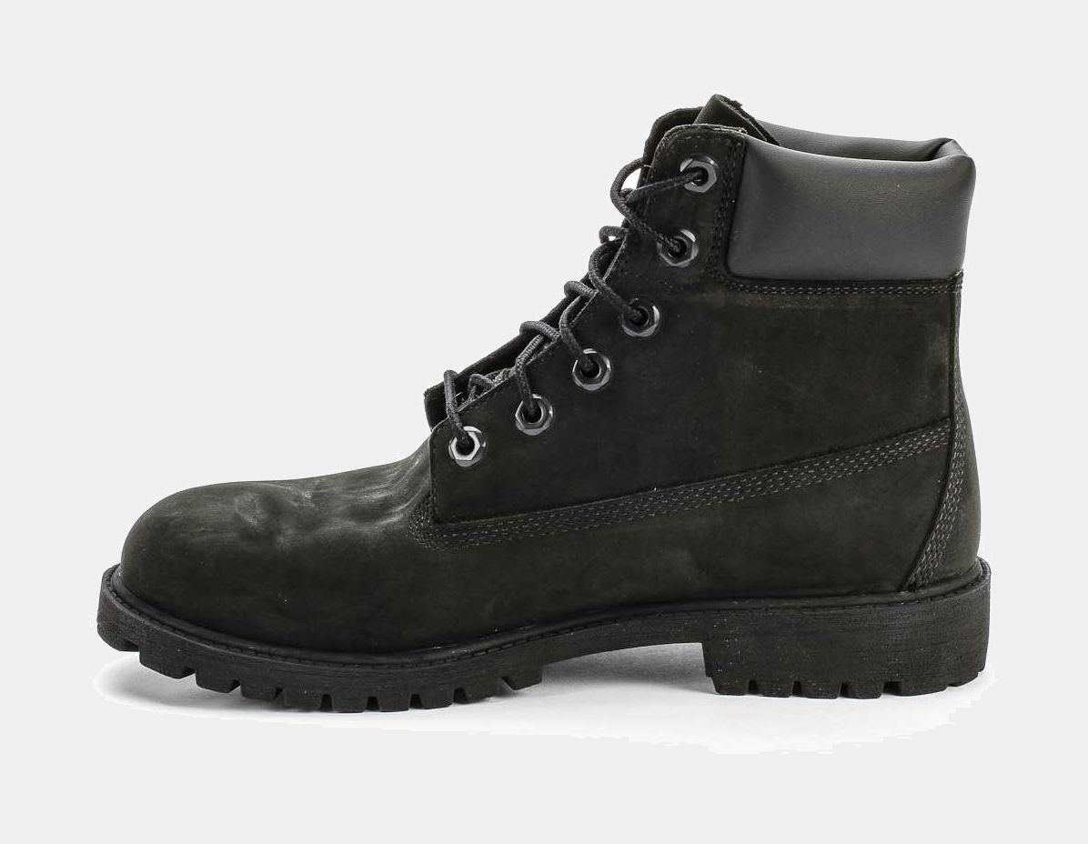 6-Inch Premium Grade School Boots (Black)