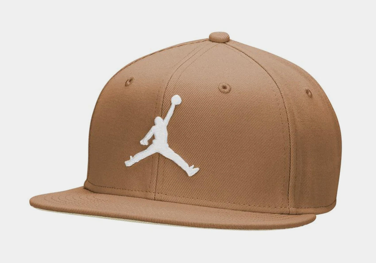 Jordan Jumpman Pro Snapback Mens Hat Brown White FV5296-231 – Shoe