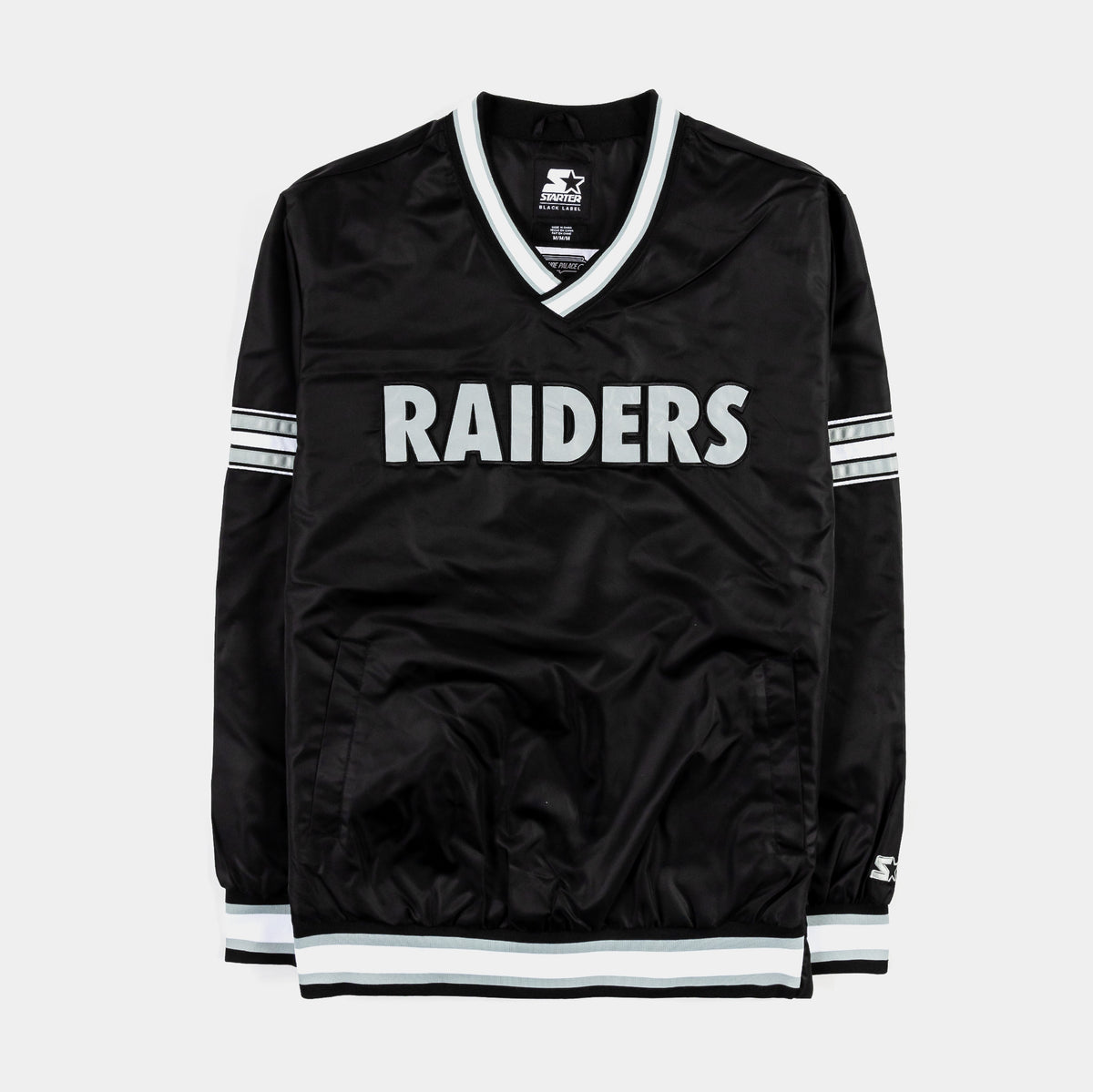 Starter Las Vegas Raiders Renegade Nylon Pullover Windbreaker Mens Jacket  Bla LS3L0804-RAD – Shoe Palace