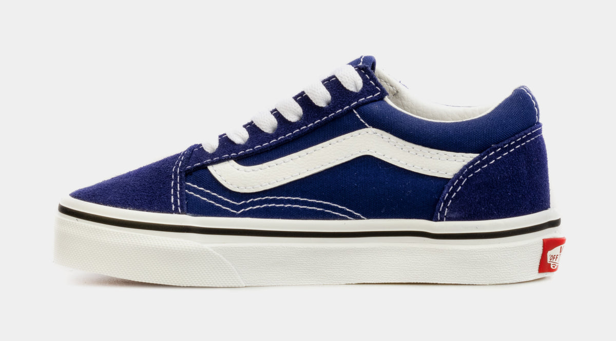 Vans Old Skool Preschool Skate Shoes Blue White W9T84A Shoe Palace