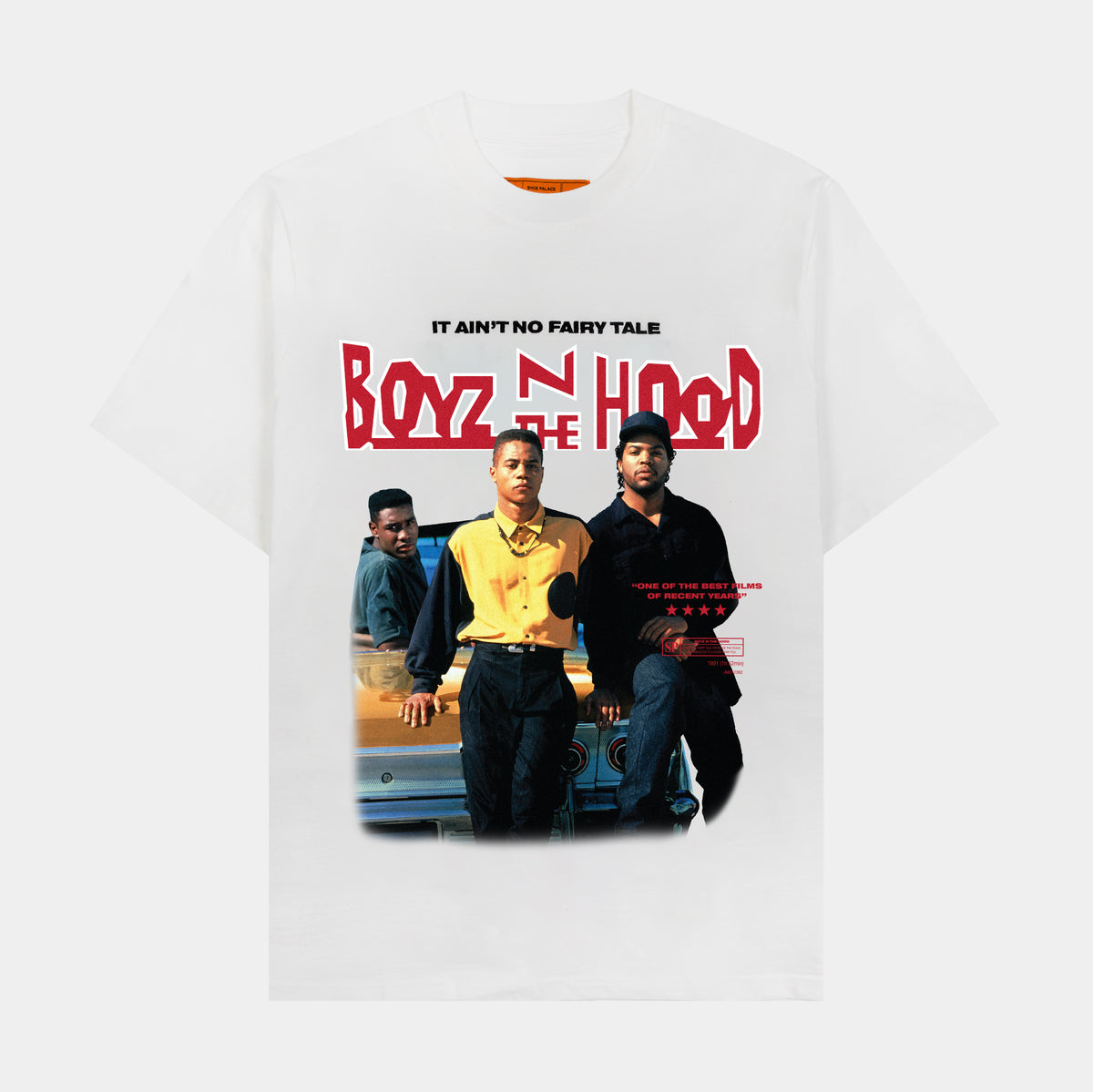 Shoe Palace SP x Boyz N The Hood Cover Mens Short Sleeve Shirt White