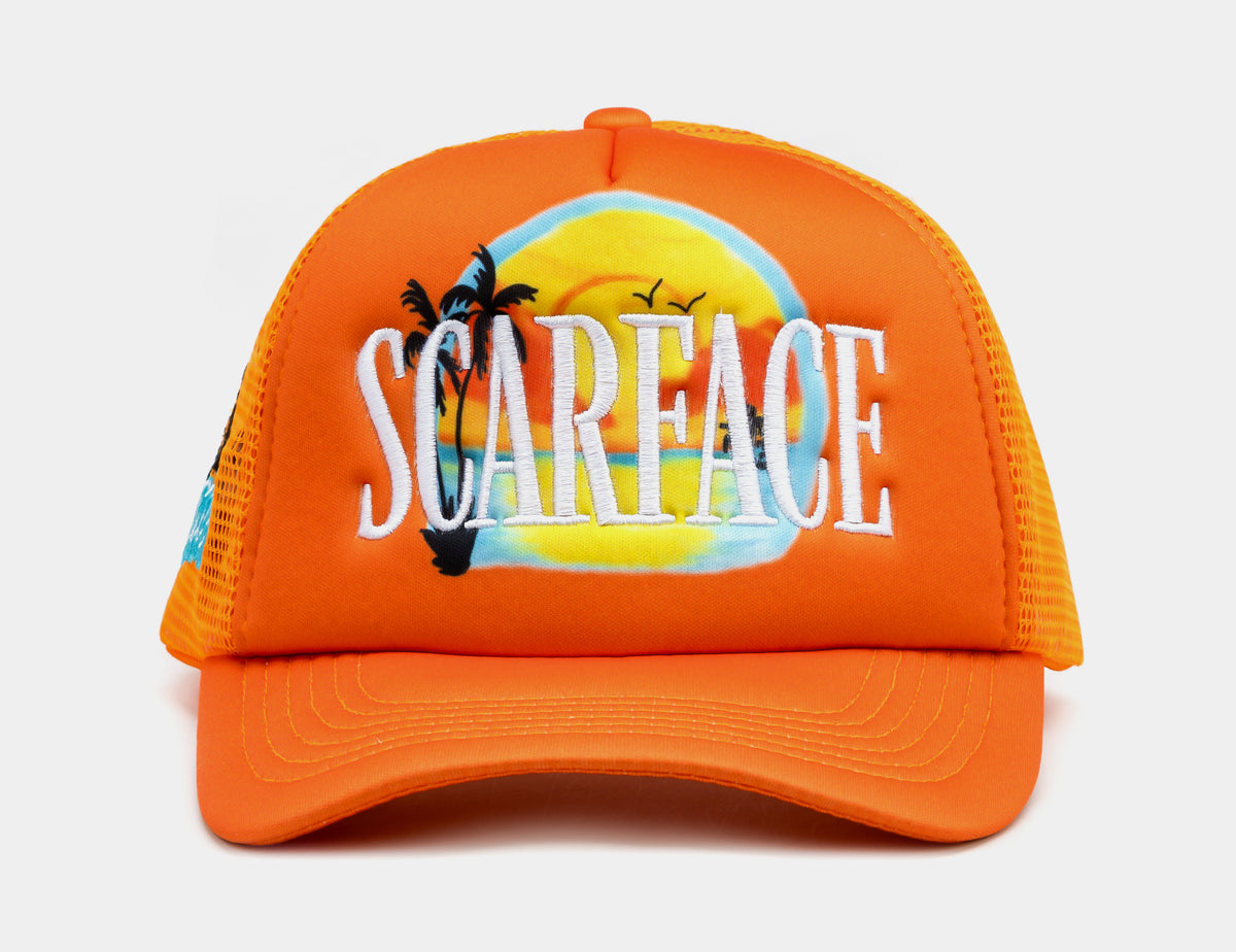 Mens Shoe – Orange SP Trucker Logo Hat Palace SFTH03 x Scarface Palace Shoe