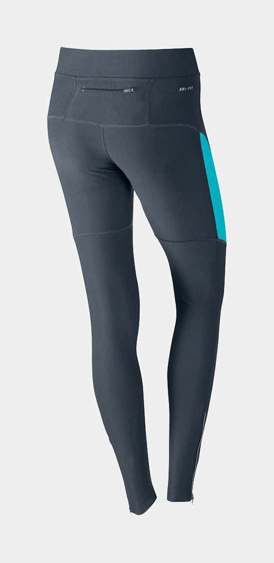 Nike Filament Womens Running Tights Grey Blue 519843 479 – Shoe Palace