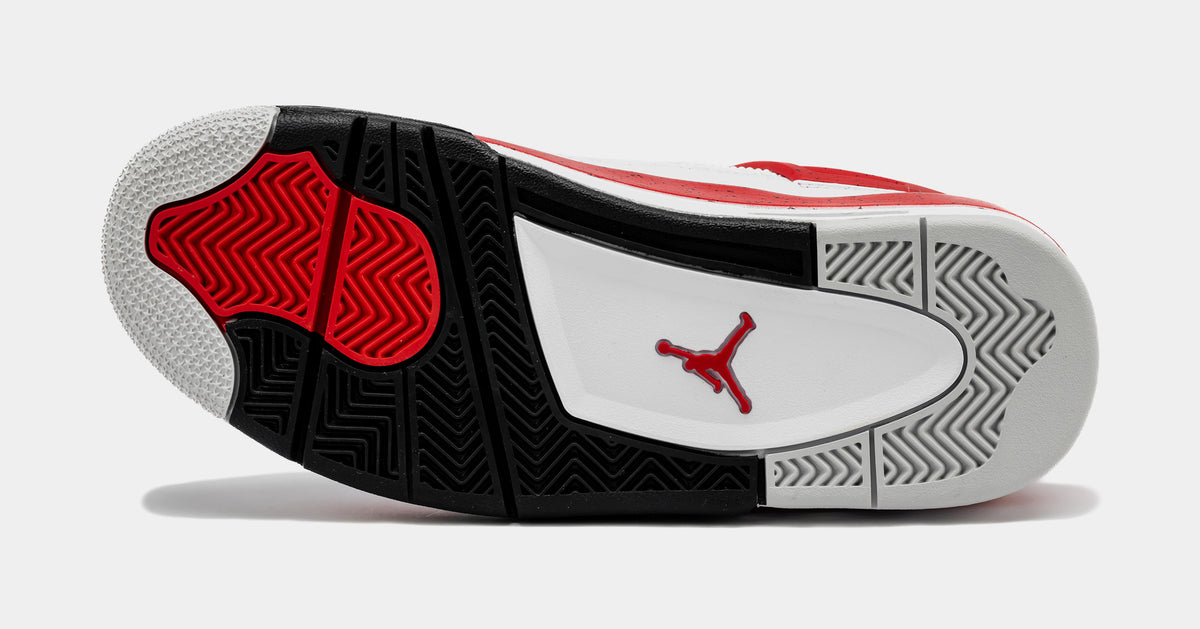 Jordan Air Jordan 4 Retro Red Cement Grade School Lifestyle Shoes ...