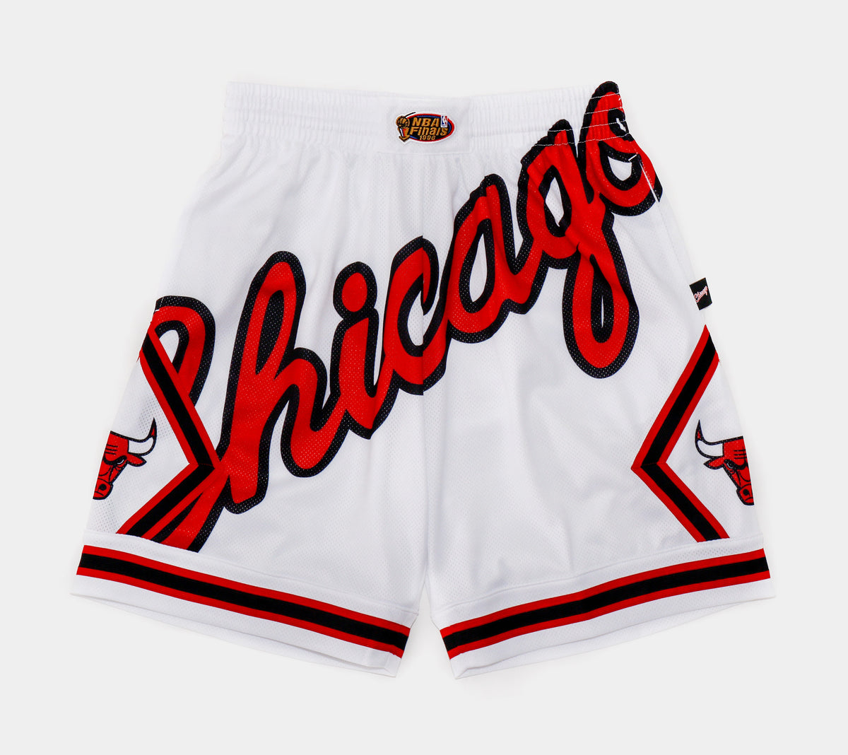 Just Don Chicago Bulls Shorts Medium Red White Black Spell Out