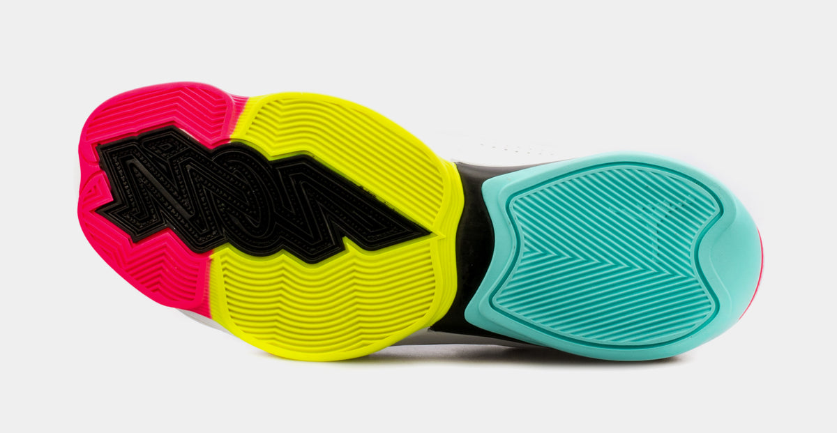 Jordan Zion 2 Dynamic Turquoise Mens Basketball Shoes White Pink DO9161107 Shoe Palace