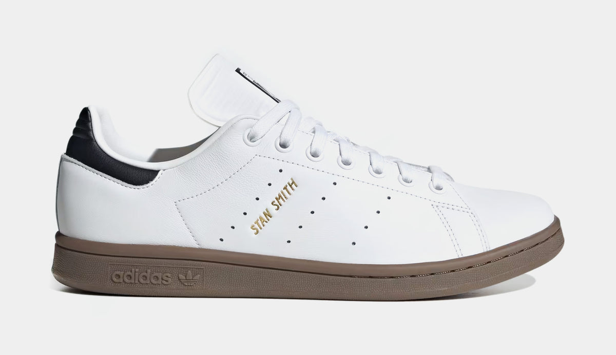 adidas Stan Smith Mens Lifestyle Shoes White Black Gum IG1320