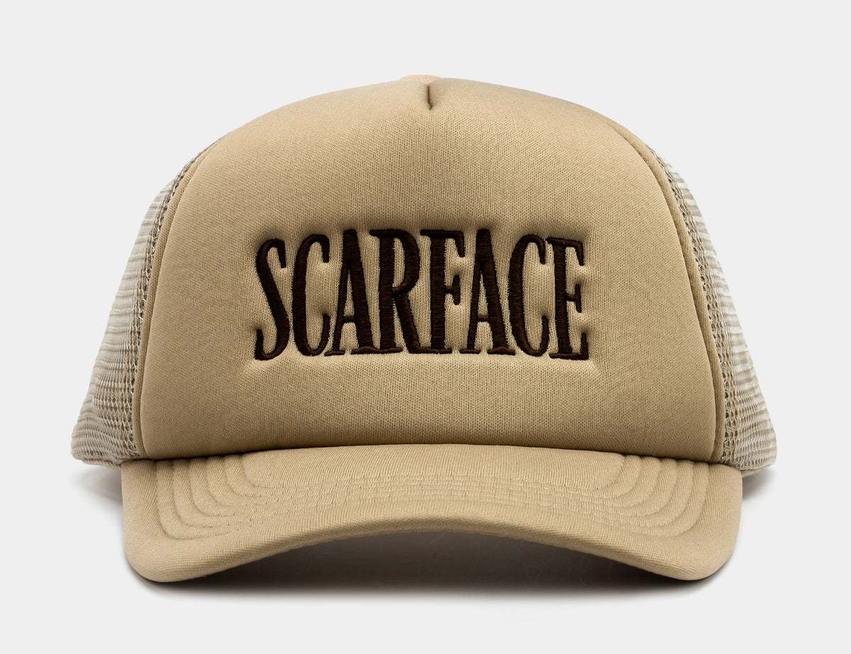 Shoe Palace SP x Scarface Logo Trucker Mens Hat Brown SFTH02 – Shoe Palace | Flex Caps
