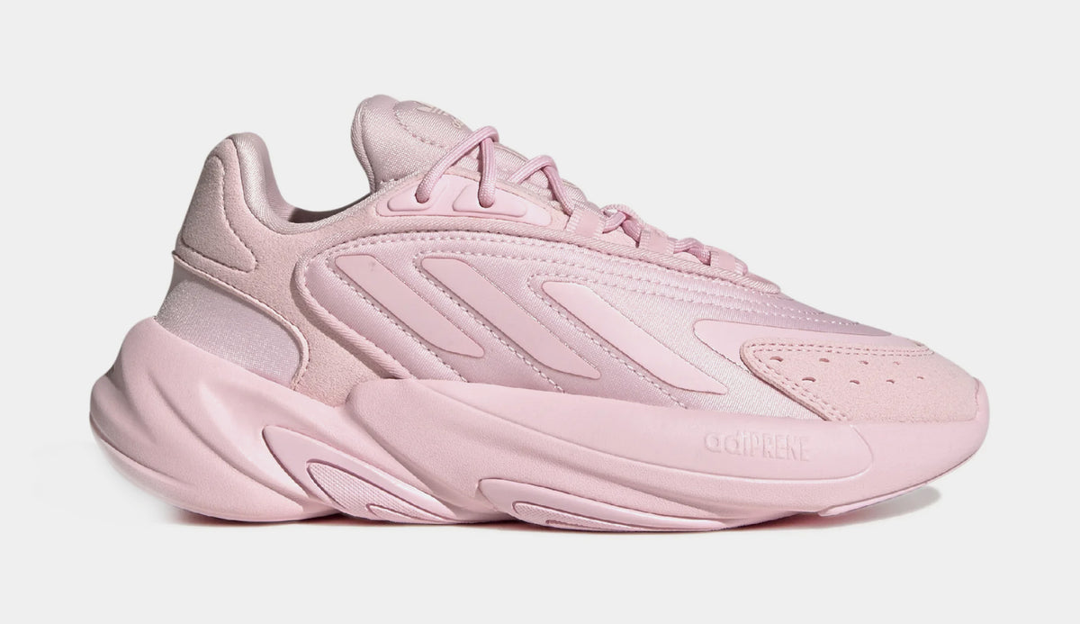 adidas Originals Ozelia Clear Pink Grade School Girls' Shoes, Size: 7