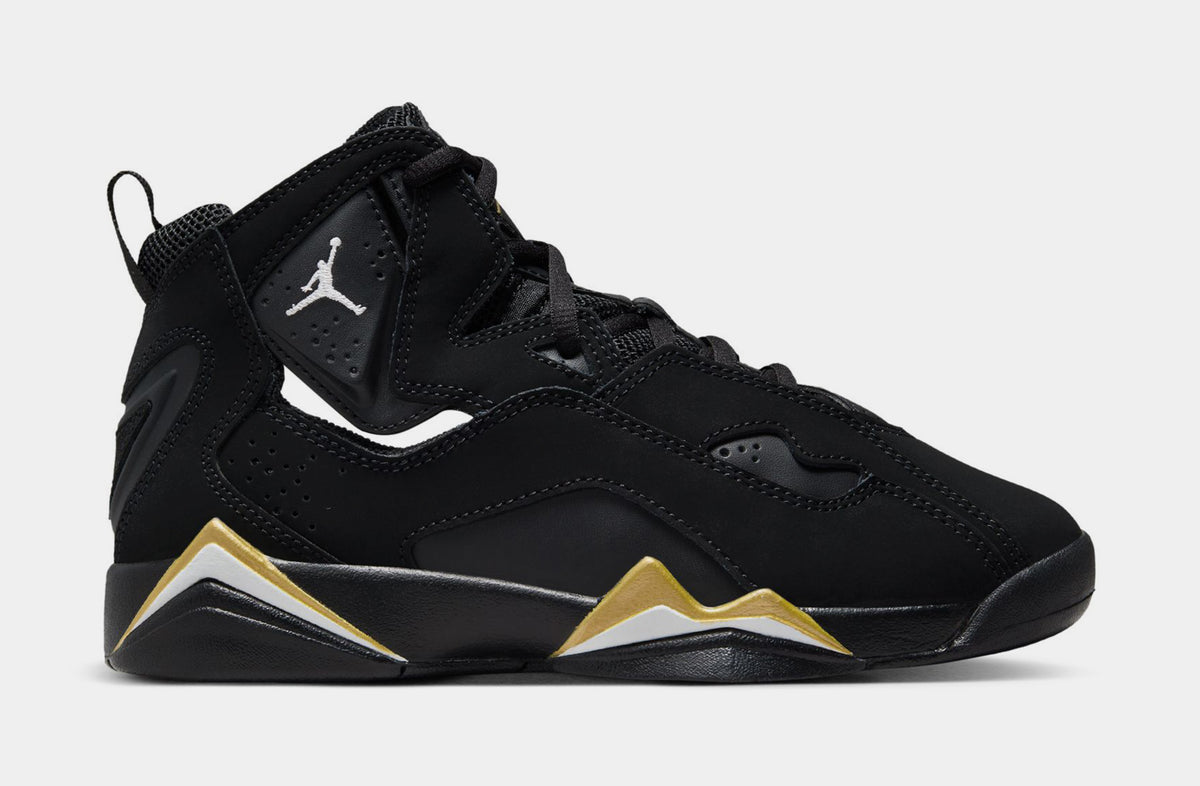 Jordan True Flight Grade School Lifestyle Shoes Black Metallic