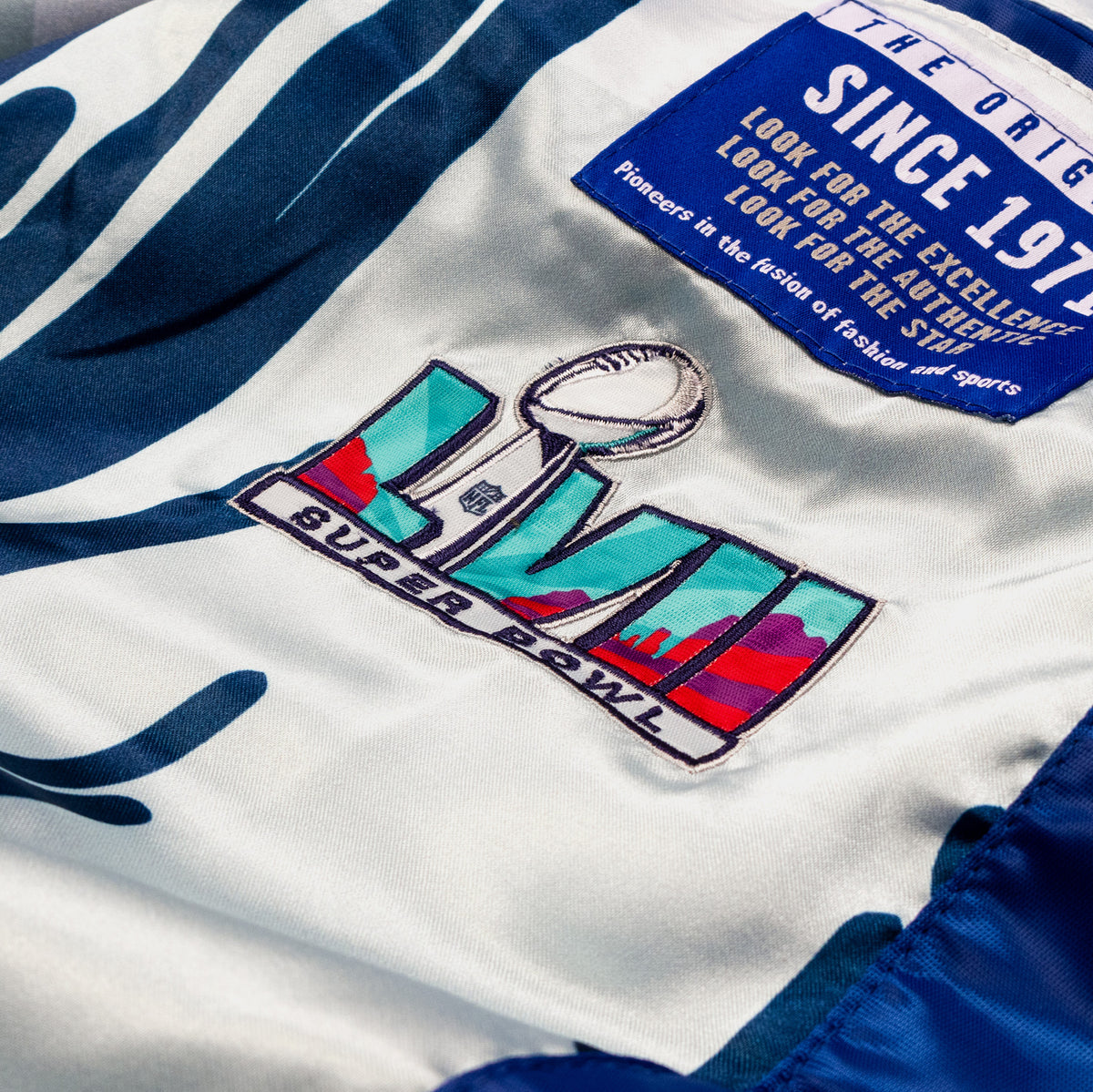  Starter Men's Navy Super Bowl LVII Locker Room Full-Snap  Varsity Jacket : Clothing, Shoes & Jewelry