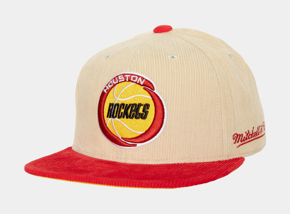 Mitchell & Ness Houston Rockets 2 Tone Team Cord Fitted Mens