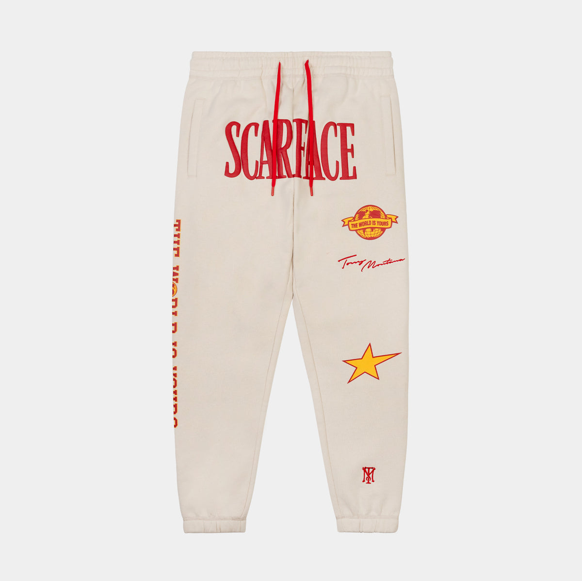 SP x Scarface Stars Joggers Mens Pant (Beige)