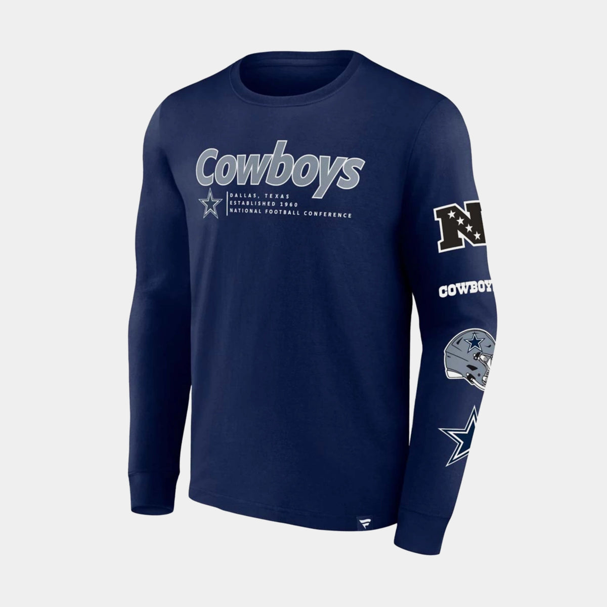 DCM Strike The Goal Mens Long Sleeve Shirt (Navy)