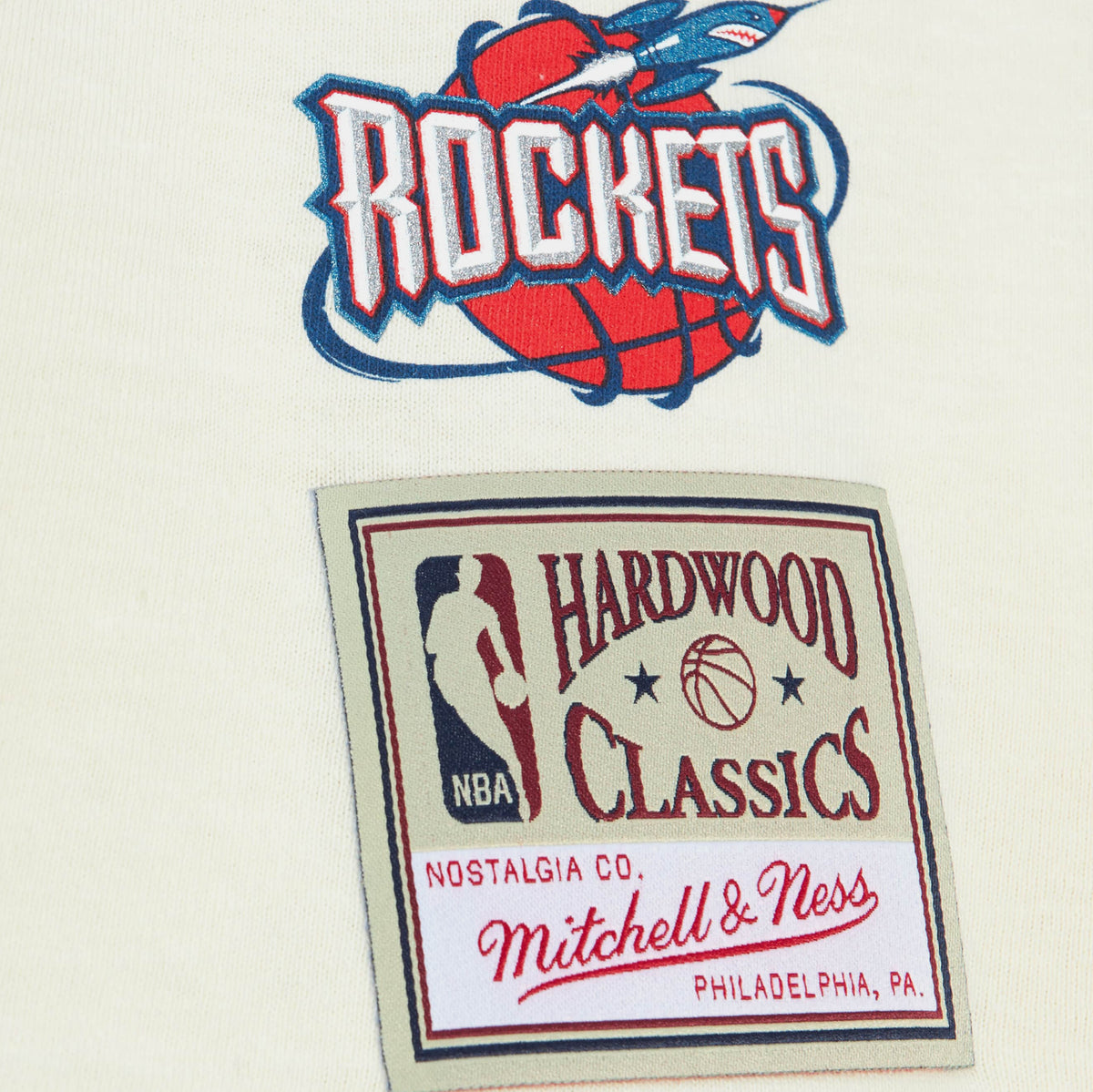 Mitchell & Ness Men's Houston Rockets Basic Retro Team Logo Short