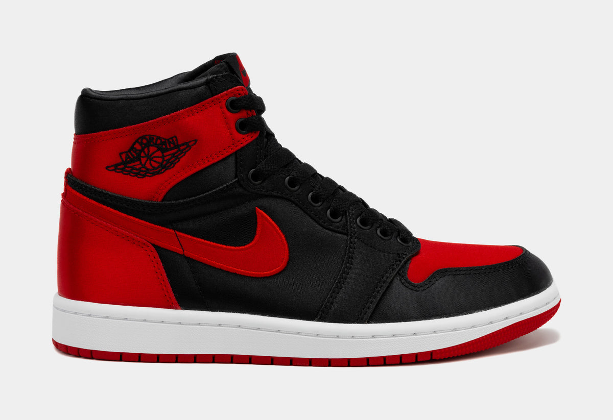 Red and black jordans high tops Clearance