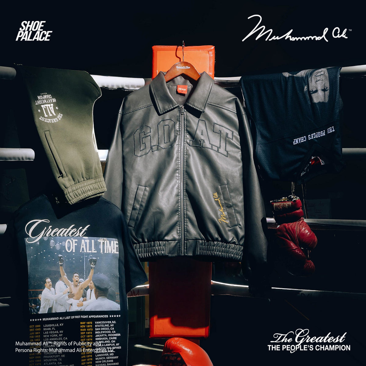 Shoe Palace x Muhammad Ali Clothing & Apparel