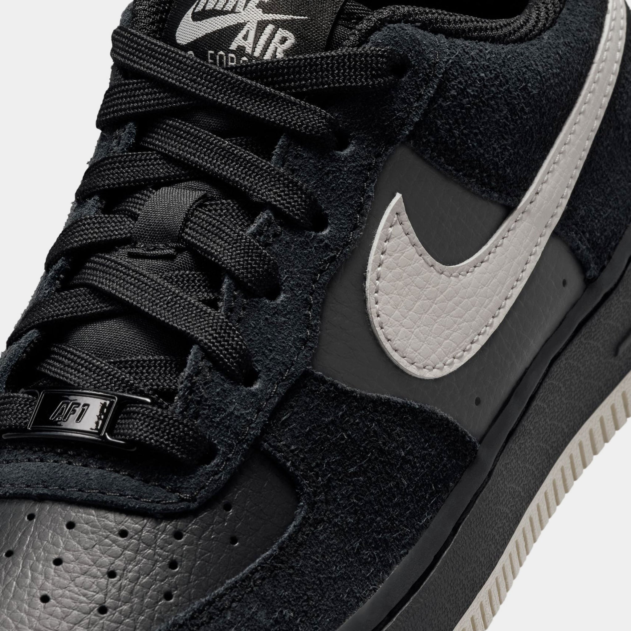 Nike Air Force 1 LV8 2 Grade School Lifestyle Shoes Black  display picture 2