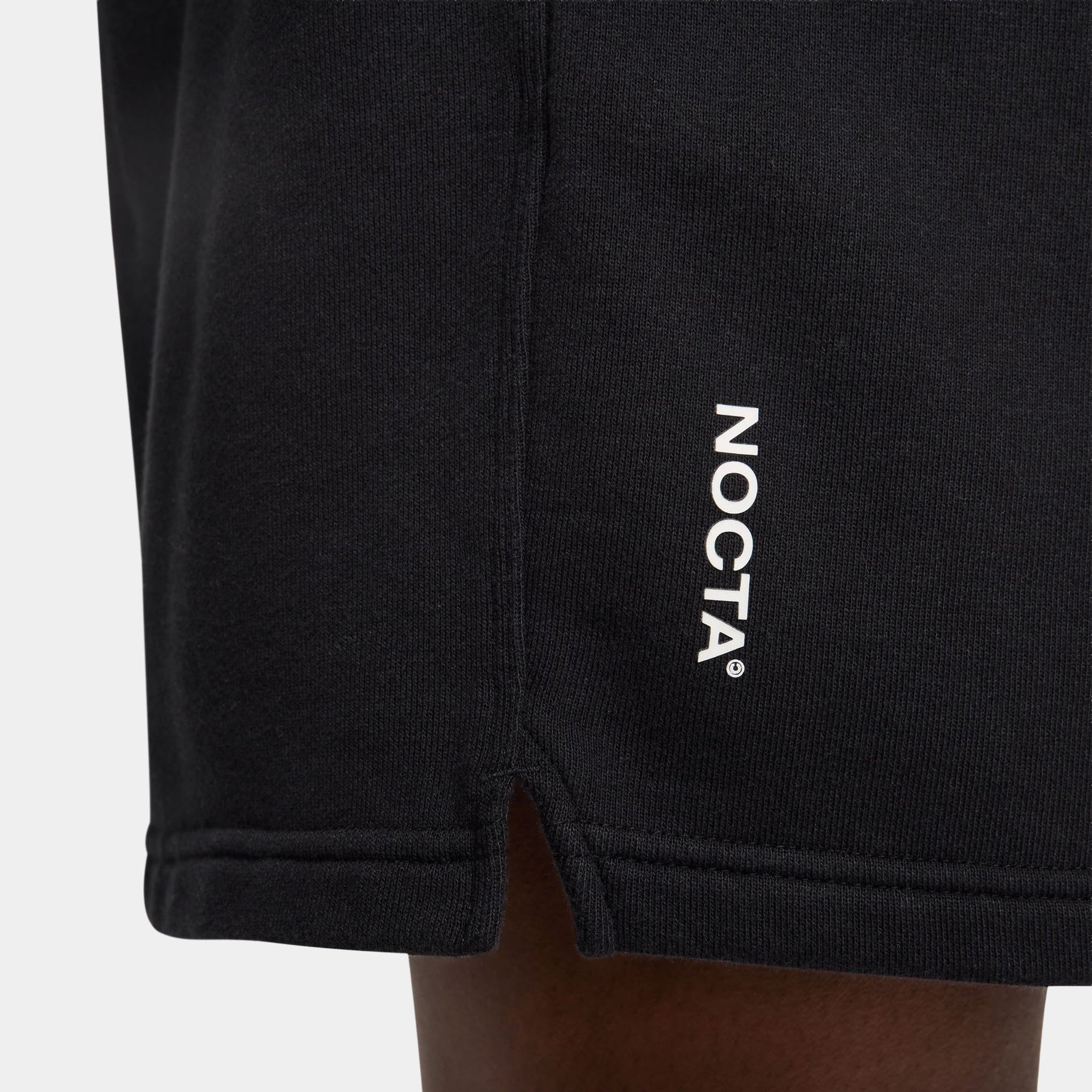 Nike NOCTA Cardinal Fleece Mens Shorts Black White FQ0408-010