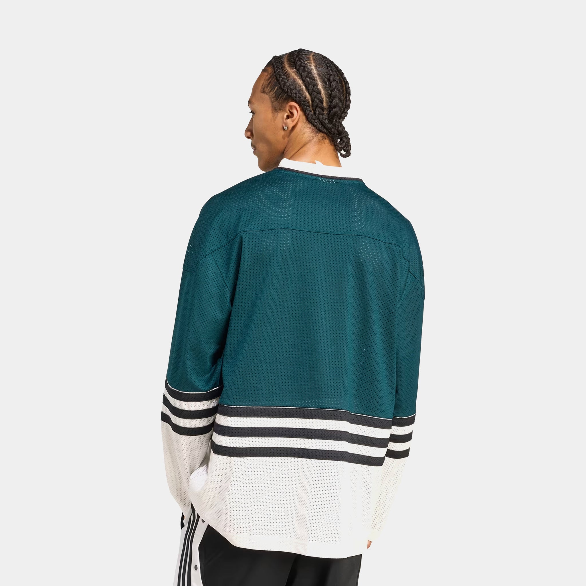 adidas 3 Stripes Hockey Mens Jersey Aurora Ivy JV8467 – Shoe Palace