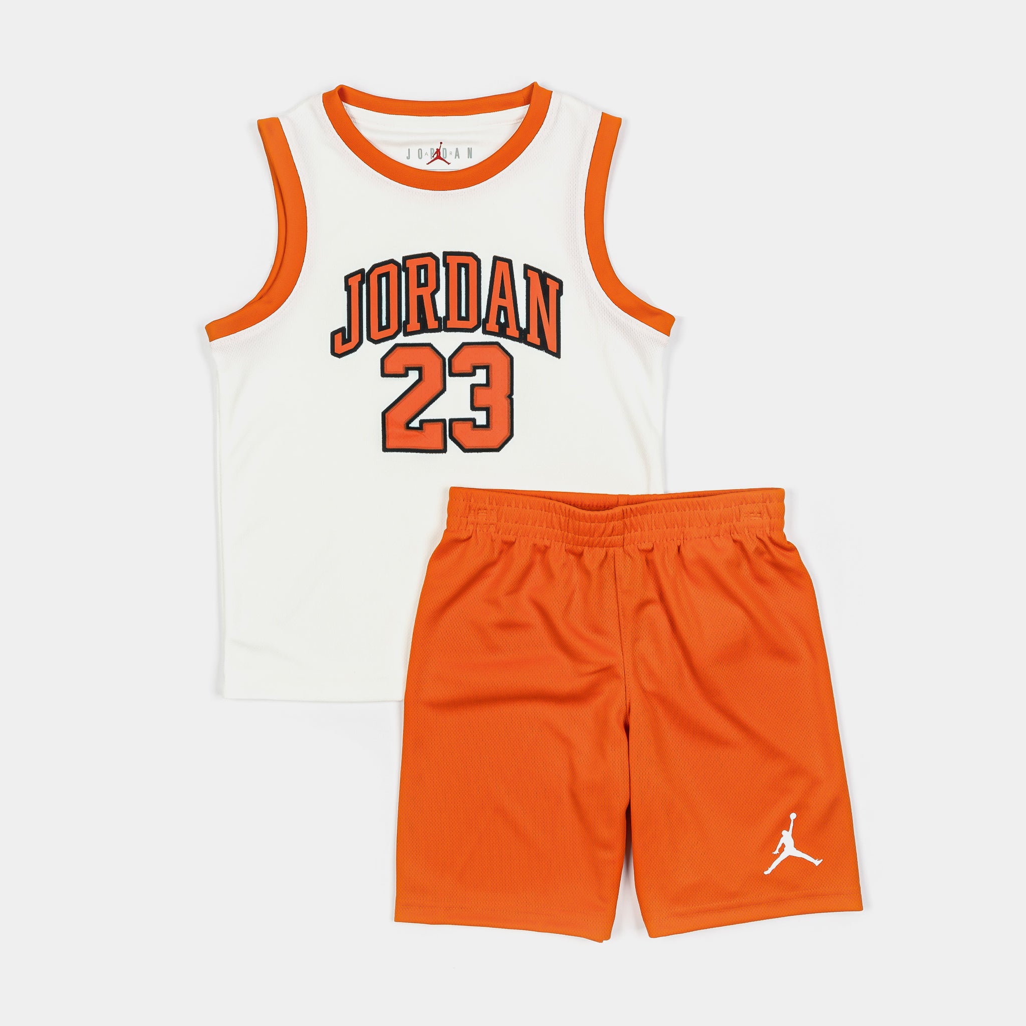 Jordan JDN 23 Shorts Grade School Set Starfish 75C919-N4V – Shoe