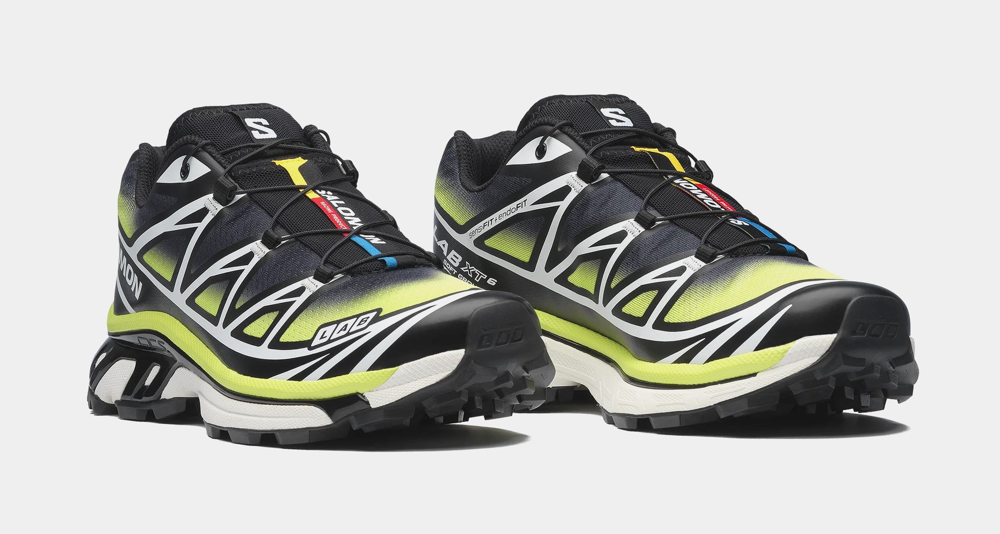 Salomon XT-6 Skyline Mens Running Shoes Black Maritime Blue