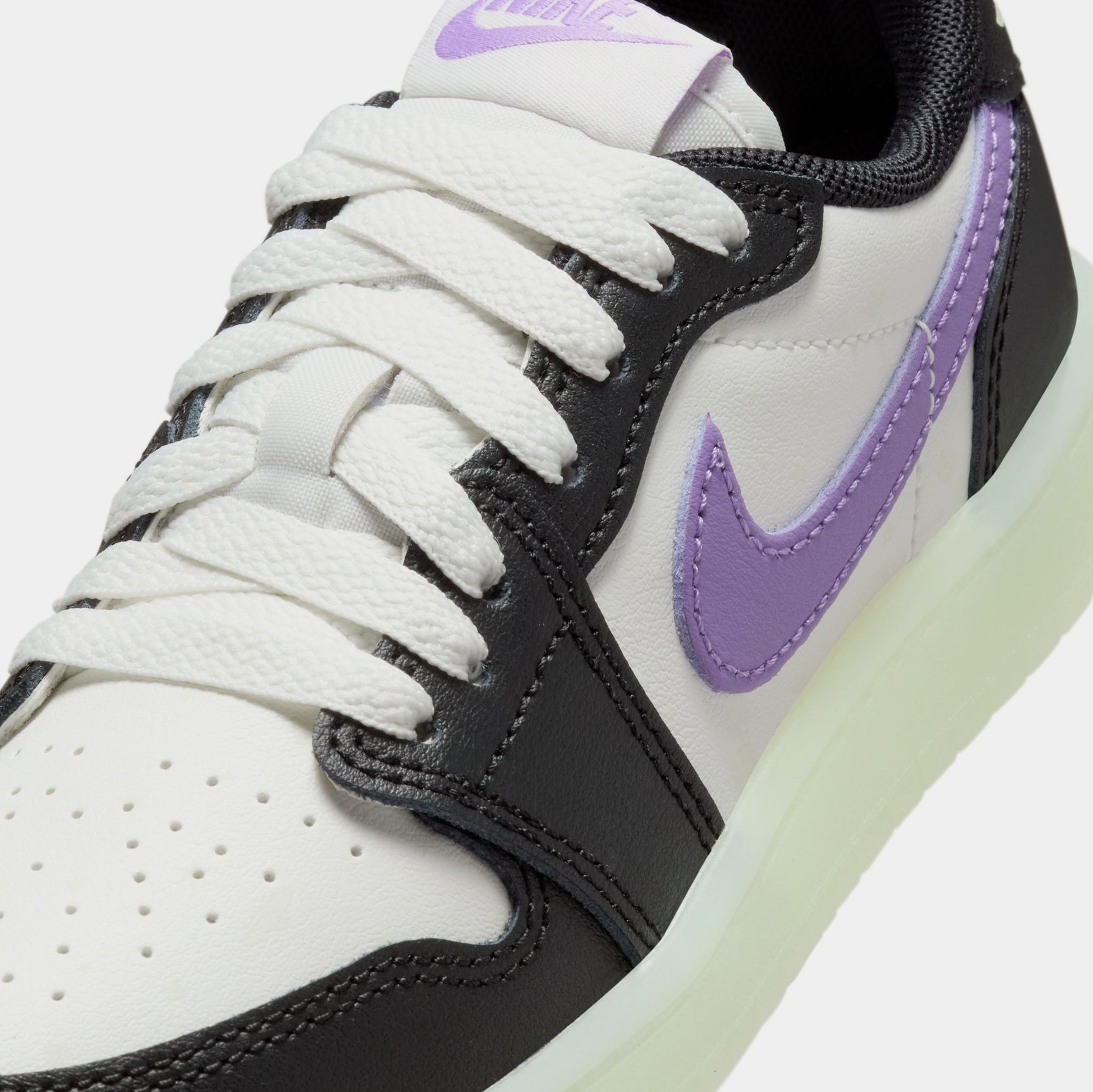 Nike Jordan Raspberry Jordan Air Jordan 1 Retro Low OG Black Raspberry Preschool Lifestyle ...